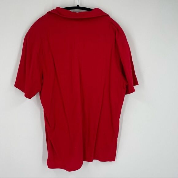 Old Navy Men’s Short Sleeve Red Polo Shirt size L - Picture 3 of 3